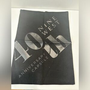 Nine West 40th Anniversary Dust Bag | Black Shoe/Handbag Protective Cover